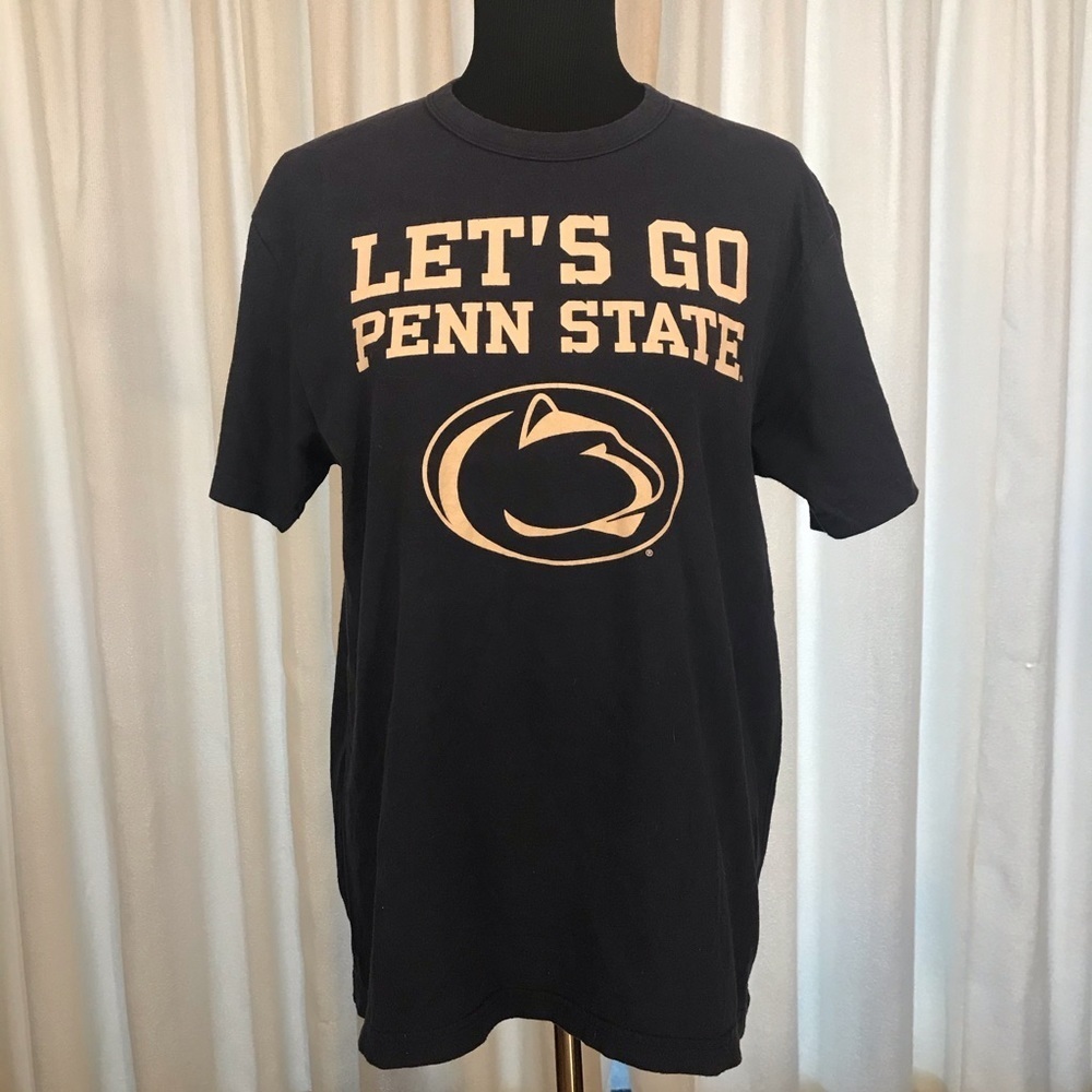 Men’s Graphic Tee Large Blue Let’s Go Penn State